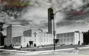 RPPC Postcard St. John's Lutheran Church, Beatrice NE Gage County LL Cook 2-A-28