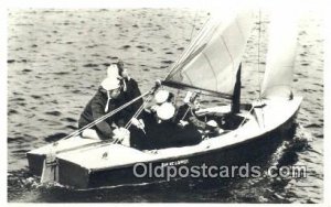 Jan Del Lapper Real Photo - Sailboat Unused 