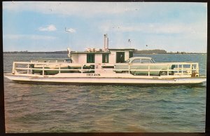 Vintage Postcard 1965 Tred Avon Ferry, Bellevue - Oxford, Maryland