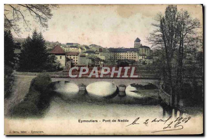 Old Postcard Eymoutiers Pont De Nedde