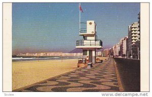 Avenida Atlantica e Praia de Capacabana, Rio de Janeiro, Brazil, 40-60s