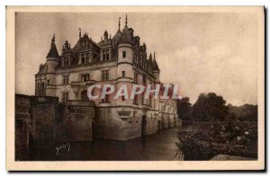 Postcard Old Chateaux of the Loire Chateau de Chenonceau
