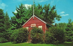 USA First School House McKeesport Pennsylvania Chrome Postcard 04.04