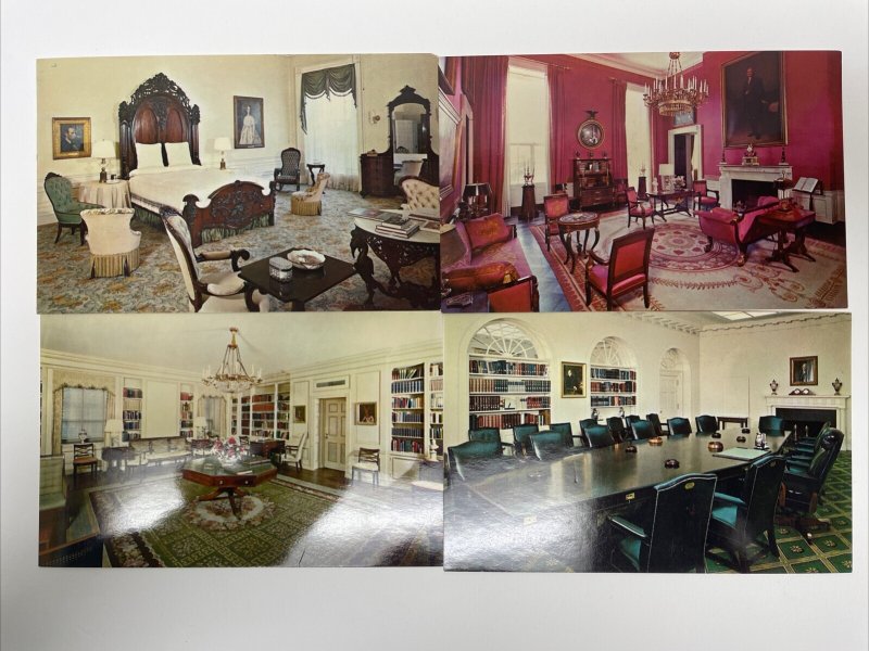 White House Washington D.C. Vintage Postcard Booklet - 16 Photos