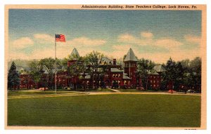 Postcard SCHOOL SCENE Lock Haven Pennsylvania PA AQ6806