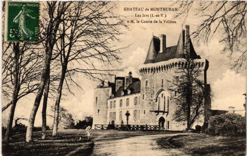 CPA Chateau de Montmuran- Les Iffs (I.-et-V.) a M.le Comte de la Vileon(584705)