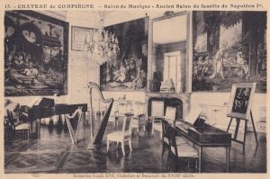 Salon De Famille Napoleon III Chateau De Compiegne Old French Postcard