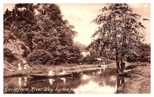 England  Guilford ,  River wey by the Ferry