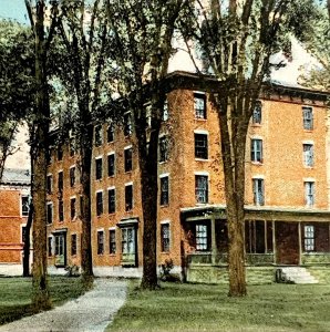 Colby College Campus Dormitories Postcard Waterville Maine c1900-1920s DWS5B