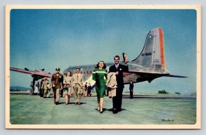 American Airlines  Flagship Plane   Postcard
