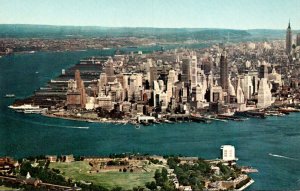 New York City Manhattan Aerial View