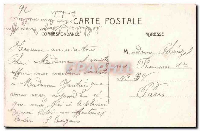 Old Postcard Rueil Foundation Cognac Le Parterre