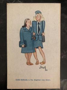 Mint Belgium Picture Postcard  WW2 The Siegfried Line Sisters