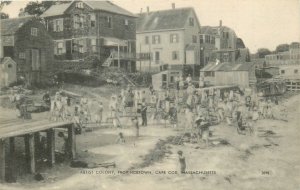 1948 Cape Cod Massachusetts Artist Colony Provincetown American Postcard 26-418