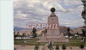 Postcard Modern Linea Ecuatorial Latitud Quito