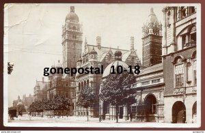 dc1759 - ENGLAND S Kensington 1908 London. Real Photo Postcard.