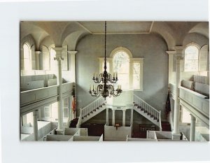 Postcard Interior, Old First Church, Bennington, Vermont
