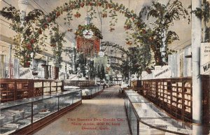 Denver Colorado Dry Goods Co Store Interior Vintage Postcard AA30397