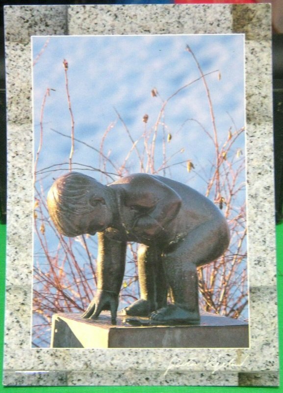 Norway Oslo Gustav Vigeland Little Child 1940 - unposted