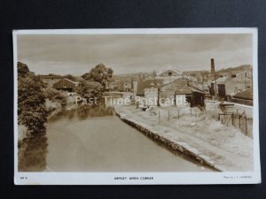 West Yorkshire ARMLEY Amen Corner THE CANAL shows HIRST TRACKWAY Ltd c1940's RP