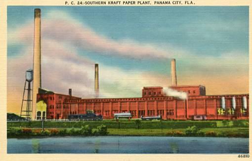 FL - Panama City. Southern Kraft Paper Plant