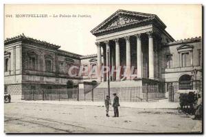 Old Postcard Montpellier Courthouse