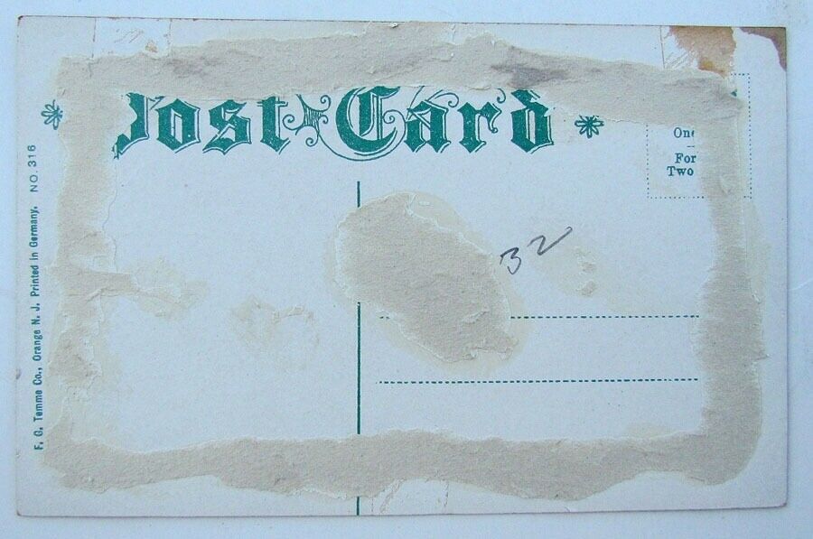 Vintage Postcard Elizabeth NJ Street Scene Westminster AVE. Soldier's