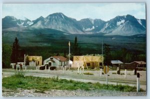 Haines Alaska Postcard Alaska Highway At Haines Junction Mountain Range c1960's