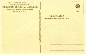 NC - Biltmore. Biltmore Estate, Aerial View