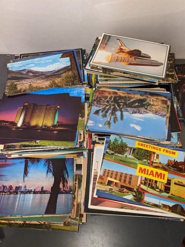Huge Lot of Mixed Chrome Postcards 26 #