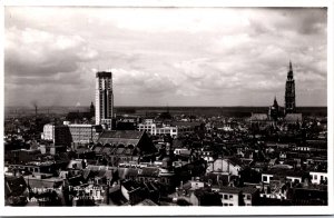 Belgium Antwerp Panorama Anvers Vintage RPPC C021