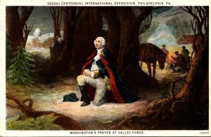 Washington's Prayer At Valley Forge Sesqui-Centennial International Expo...