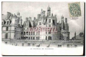 Old Postcard The castle of Chambord