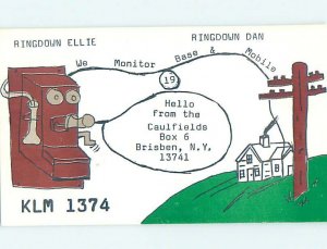 Pre-1980 RADIO CARD - Brisben - Between Cortland & Binghamton NY AH1102