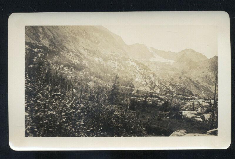 REAL PHOTO PUEBLO COLORADO GOOSE LAKE ARAPAHOE FALLS 4 X 6.5 PHOTOGRAPH