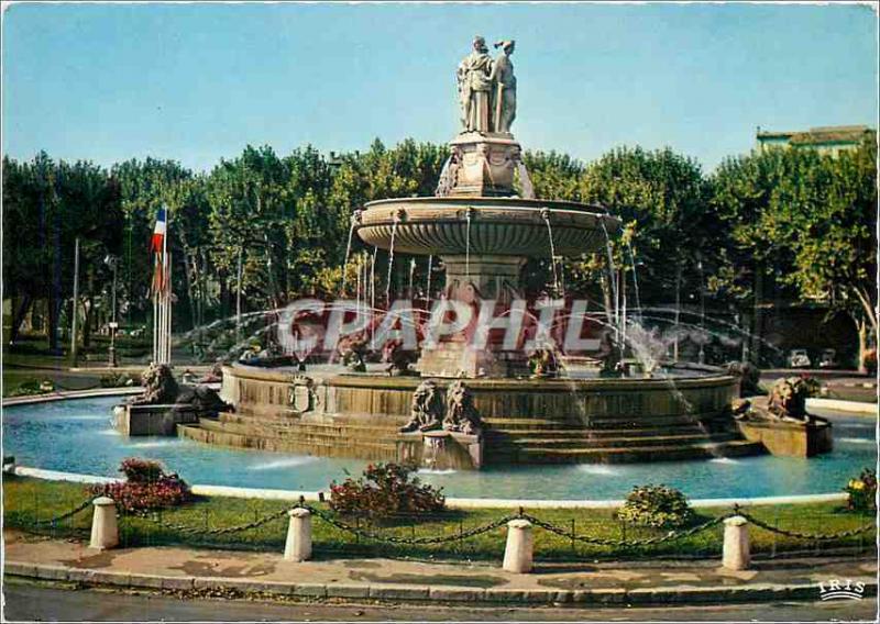 CPM Aix en Provence (B du R) Place de la Liberation la Grande Fontaine (1860 m)