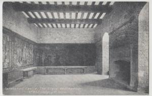 Lincolnshire; Tattershall Castle, The State Bedchamber PPC, Unposted, c 1910's 