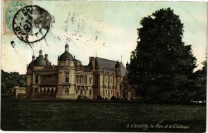 CPA ed. AQUA 3 CHANTILLY Le Parc et le Chateau (214589)