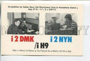 462833 1981 year Italy radio amateurs at the equipment radio QSL card