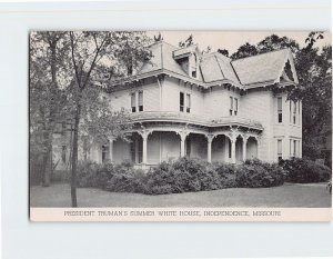 Postcard President Truman's Summer White House, Independence, Missouri