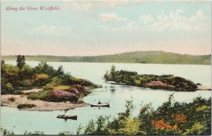 Along The Shore Westfield New Brunswick Bank of Montreal Markings Postcard F77