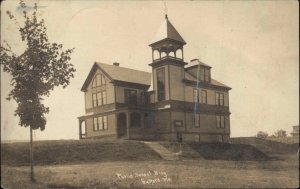 Guilford Maine ME Public School c1910 Real Photo Vintage Postcard