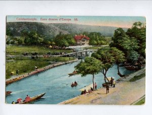 3049245 TURKEY CONSTANTINOPLE Fresh waters of Europe Vintage PC