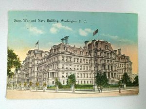 Vintage Postcard State, War and Navy Building Washington D.C. 1913
