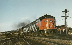 BROCKWELL  Ontario  1955  Railroad Train