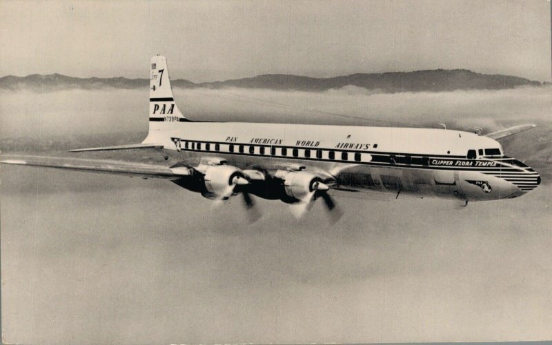 Aviation Douglas DC-7C Seven Seas Aircraft RPPC 03.54