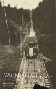 Morkur Bahn Baden Baden Germany Writing on back 