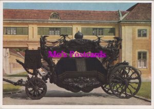 Austrian Transport Postcard - Vienna, Wien, The Black Funeral Car   RR20385