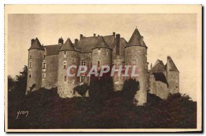 Postcard Old La Douce France Chateau Loire Chateau of Luynes