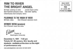 Rim To River, The Bright Angel, Edison Theater At Washington University  